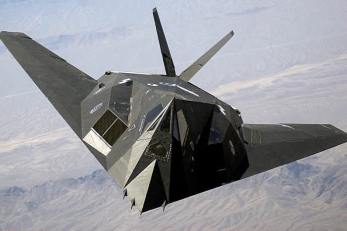 The F-117 was a total secret for over a decade