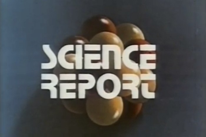 Alternative 3 was broadcast as part of Anglia TV’s Science Report