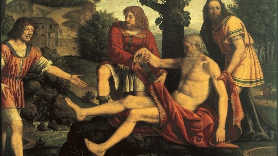 The sin of Ham resulting in the curse pronounced by his father on Ham’s son Canaan